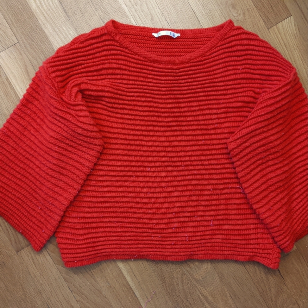 Lft knit red sweater size S / 26